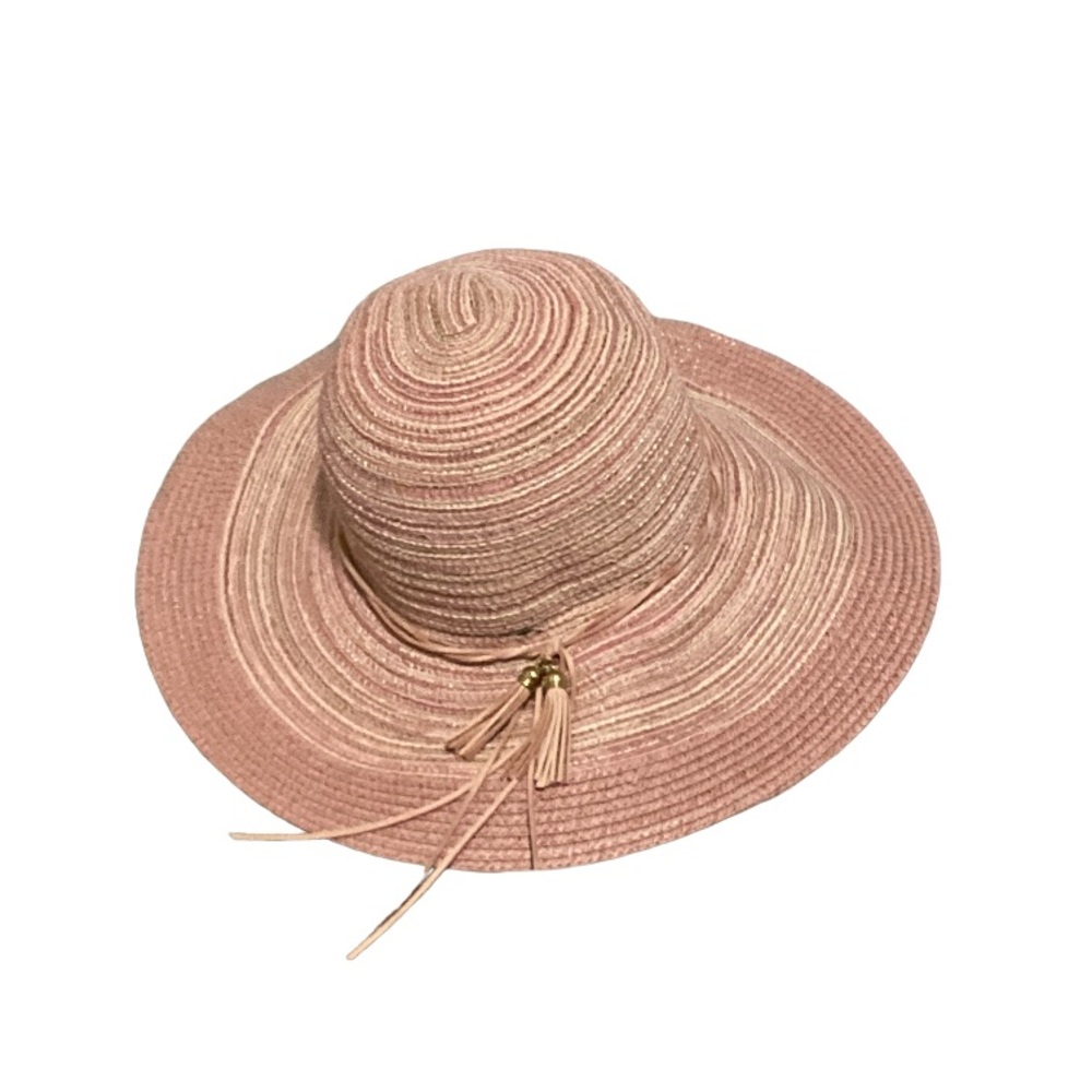 Wide Brim Floppy Straw Sun Hat - OSFM